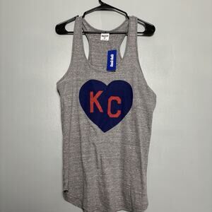 NWT Charlie Hustle Women’s KC Heart Tank Top New XXL 2XL Plus Kansas City Local